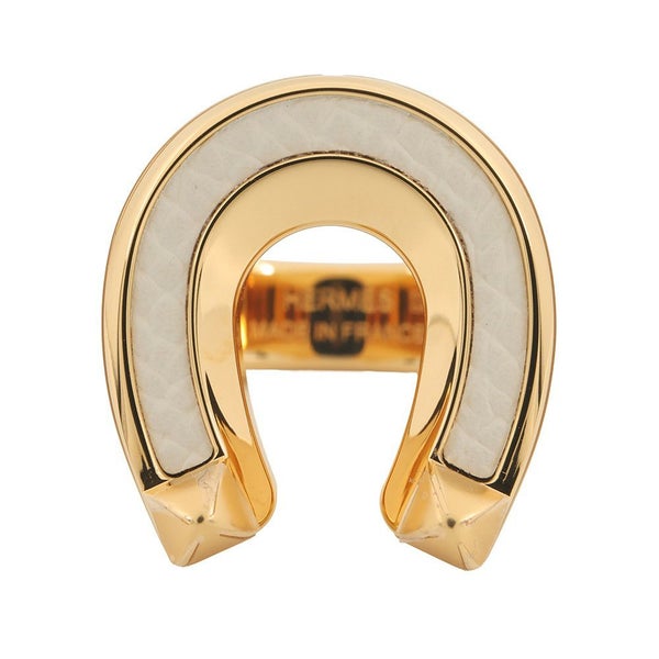 エルメス リング ジョケットGM クレ/ゴールド金具 エプソン サイズ57 HERMES 指輪