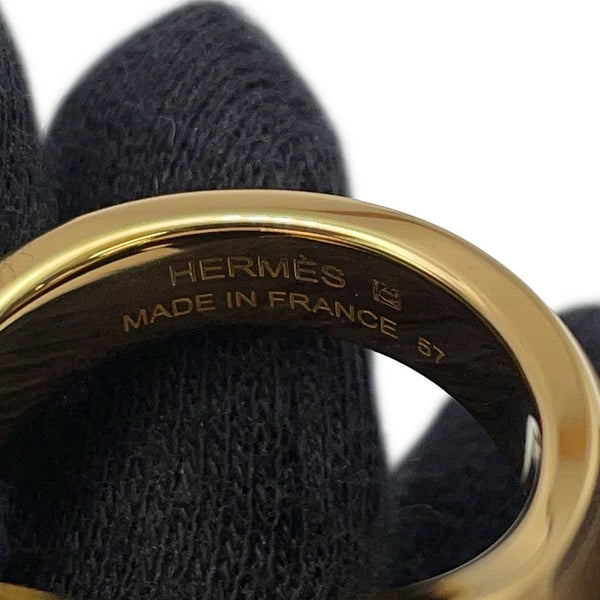 エルメス リング ジョケットGM クレ/ゴールド金具 エプソン サイズ57 HERMES 指輪