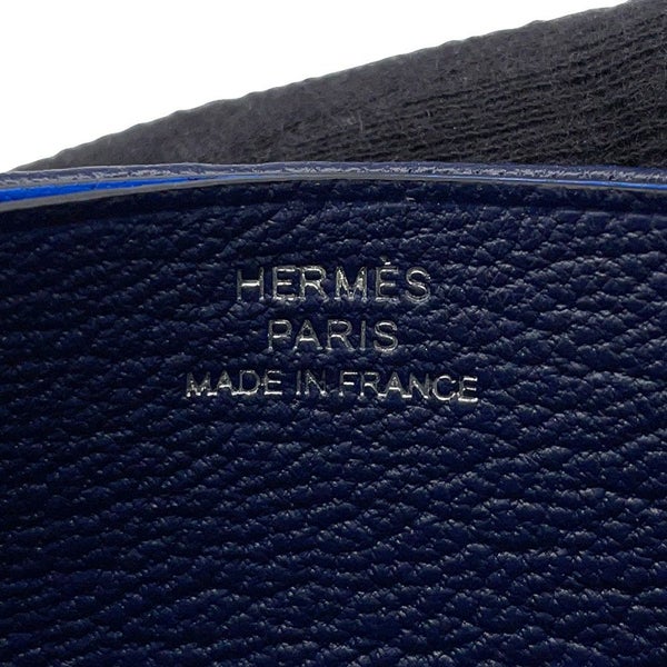 エルメス カードケース Hセリエ ヴェルソ ブルーインディゴ/ブルーゼリージュ エバーグレイン B刻印