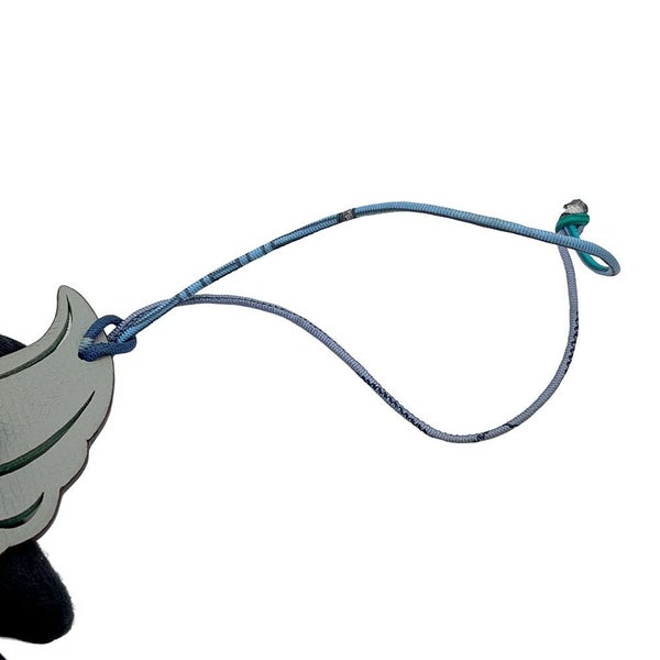 エルメス バッグチャーム プティアッシュ ソフトクリーム グリムエット/ブルーネイビー エプソン/トゴ HERMES