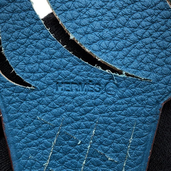 エルメス バッグチャーム プティアッシュ ソフトクリーム キャラメル/ブルーウートルメール エプソン/トゴ HERMES