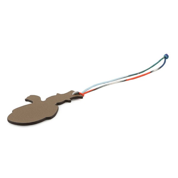 エルメス バッグチャーム プティアッシュ スノーマン エトゥープ/ブルーインディゴ エプソン/トゴ HERMES