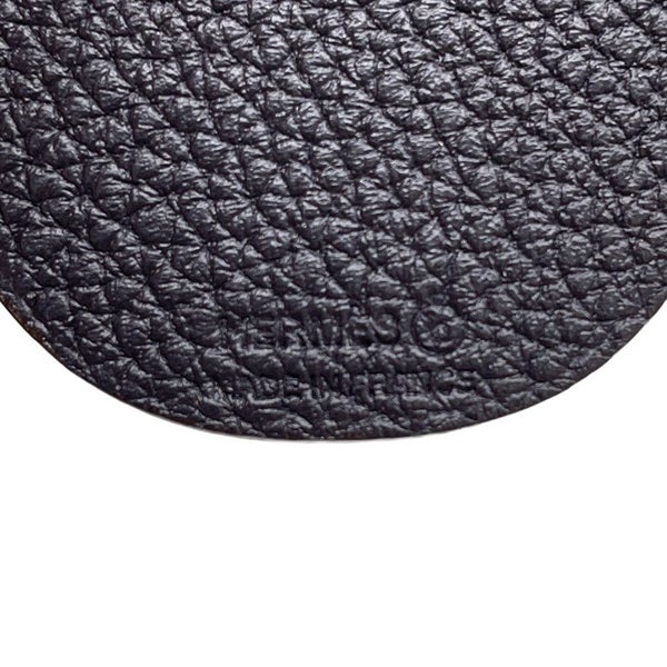 エルメス バッグチャーム プティアッシュ スノーマン エトゥープ/ブルーインディゴ エプソン/トゴ HERMES