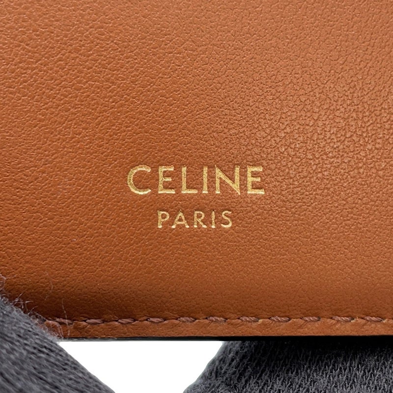 セリーヌ パスポートケース トリオンフ パスポートカバー 4M3432AK1.04BT CELINE 手帳カバー 黒