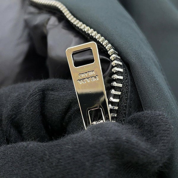 プラダ ダウンジャケット フード付 テクニカルファブリック メンズサイズM SGC689 PRADA アウター 黒