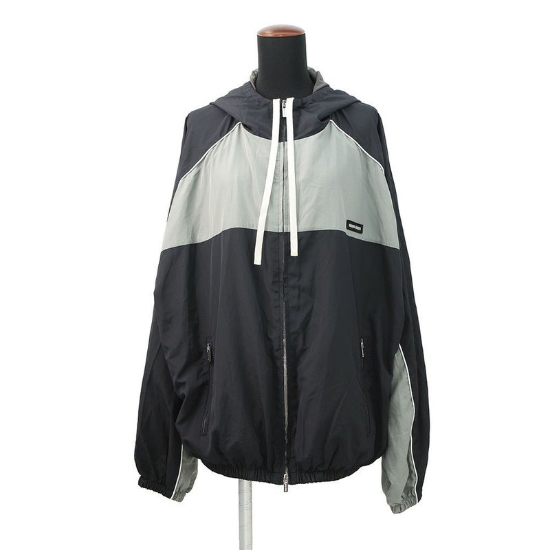 ミュウミュウ ブルゾン テクニカルシルク ジップアップブルゾン レディースサイズ40 ML1220 Miu Miu アウター