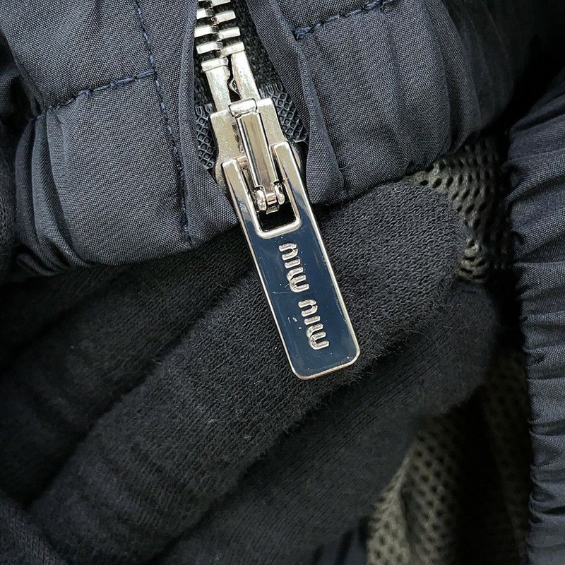 ミュウミュウ ブルゾン テクニカルシルク ジップアップブルゾン レディースサイズ40 ML1220 Miu Miu アウター