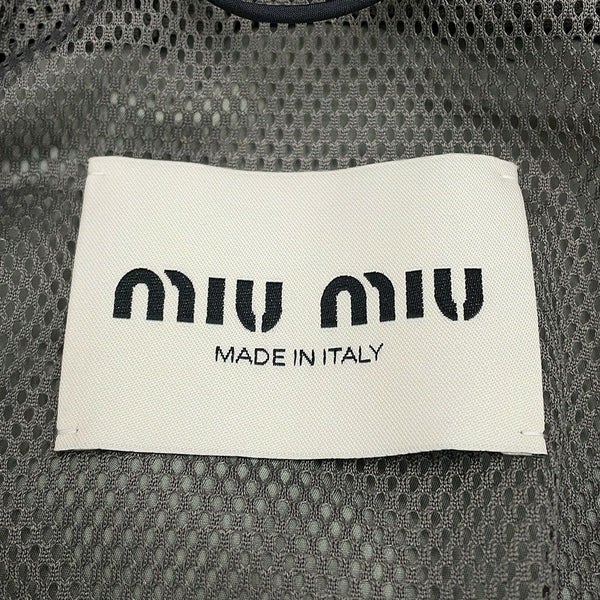 ミュウミュウ ブルゾン テクニカルシルク ジップアップブルゾン レディースサイズ40 ML1220 Miu Miu アウター