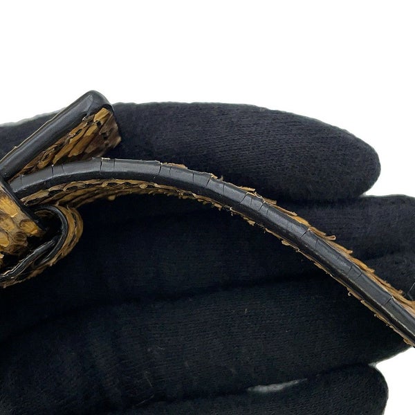 トッズ ハンドバッグ スタッズ ゴンミーニ ミニ パイソン レザー XBWDONHB100XMAB999 TOD'S 2way