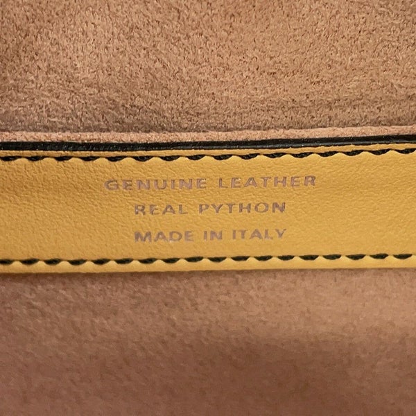 トッズ ハンドバッグ スタッズ ゴンミーニ ミニ パイソン レザー XBWDONHB100XMAB999 TOD'S 2way