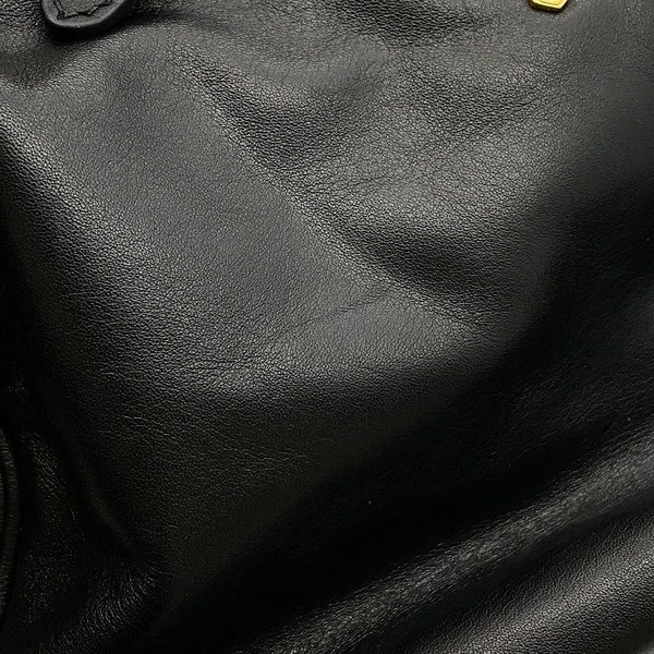 プラダ ハンドバッグ リボン レザー BN2245 PRADA 2ｗayショルダーバッグ 黒