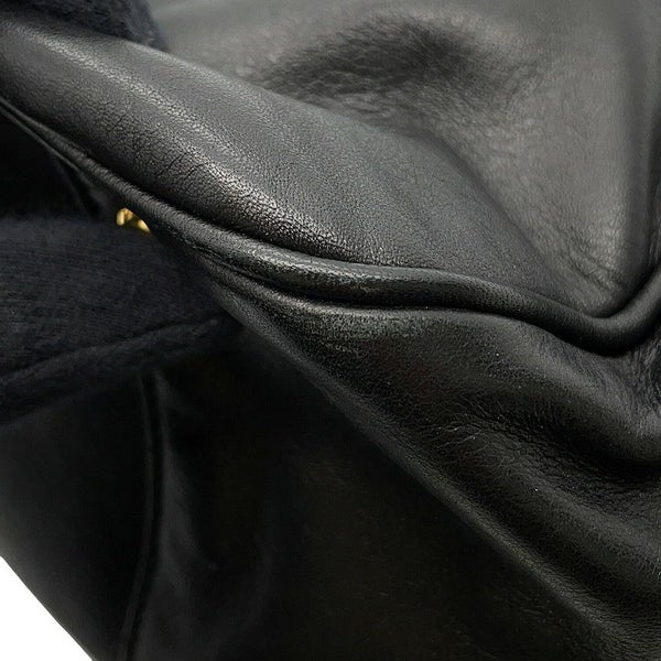 プラダ ハンドバッグ リボン レザー BN2245 PRADA 2ｗayショルダーバッグ 黒