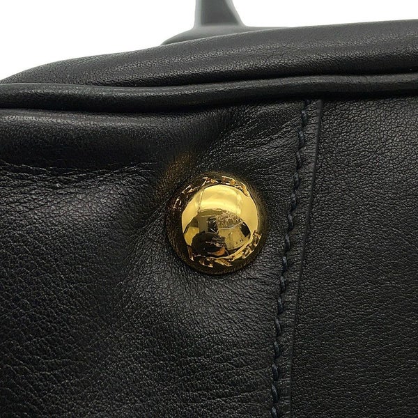 プラダ ハンドバッグ リボン レザー BN2245 PRADA 2ｗayショルダーバッグ 黒