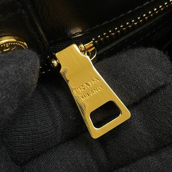 プラダ ハンドバッグ リボン レザー BN2245 PRADA 2ｗayショルダーバッグ 黒