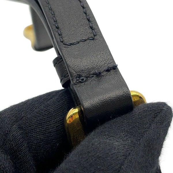 プラダ ハンドバッグ リボン レザー BN2245 PRADA 2ｗayショルダーバッグ 黒