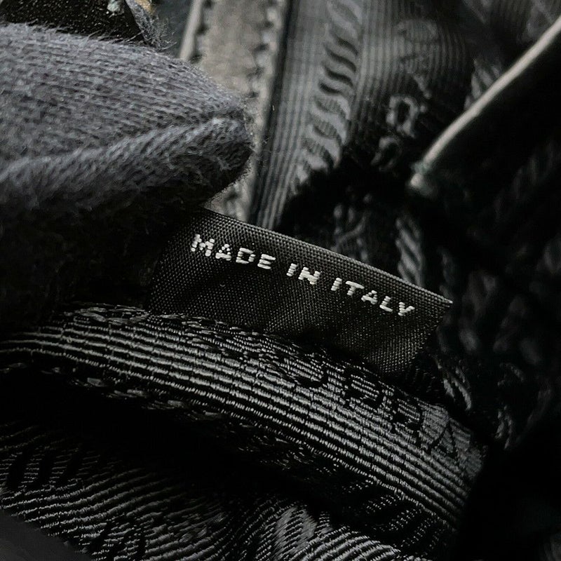 プラダ ハンドバッグ リボン レザー BN2245 PRADA 2ｗayショルダーバッグ 黒