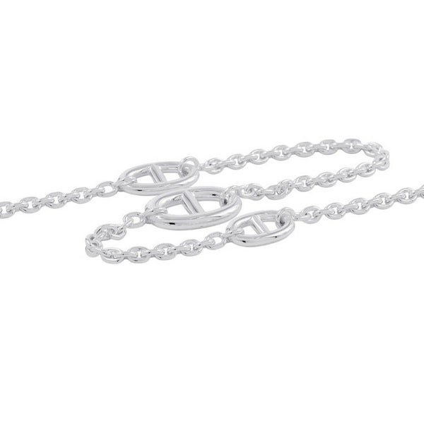 エルメス ネックレス シェーヌダンクル ファランドール SV925シルバー サイズ120 HERMES ロングネックレス ジュエリー