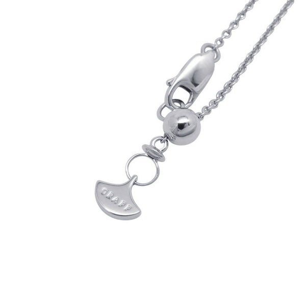 グラフ ネックレス ワイルドフラワー パヴェダイヤモンド ペンダント ダイヤ 計0.42ct K18WGホワイトゴールド RGP773