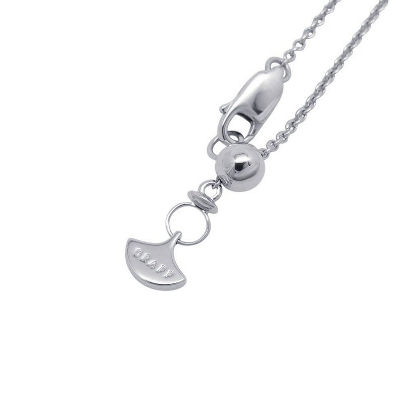 グラフ ネックレス ワイルドフラワー パヴェダイヤモンド ペンダント ダイヤ 計0.42ct K18WGホワイトゴールド RGP773