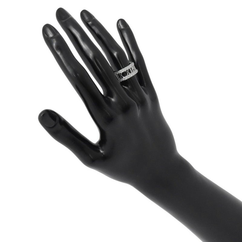 ティファニー リング アトラス オープンリング ダイヤモンド K18WGホワイトゴールド リングサイズ約13号 Tiffany&Co. 指輪