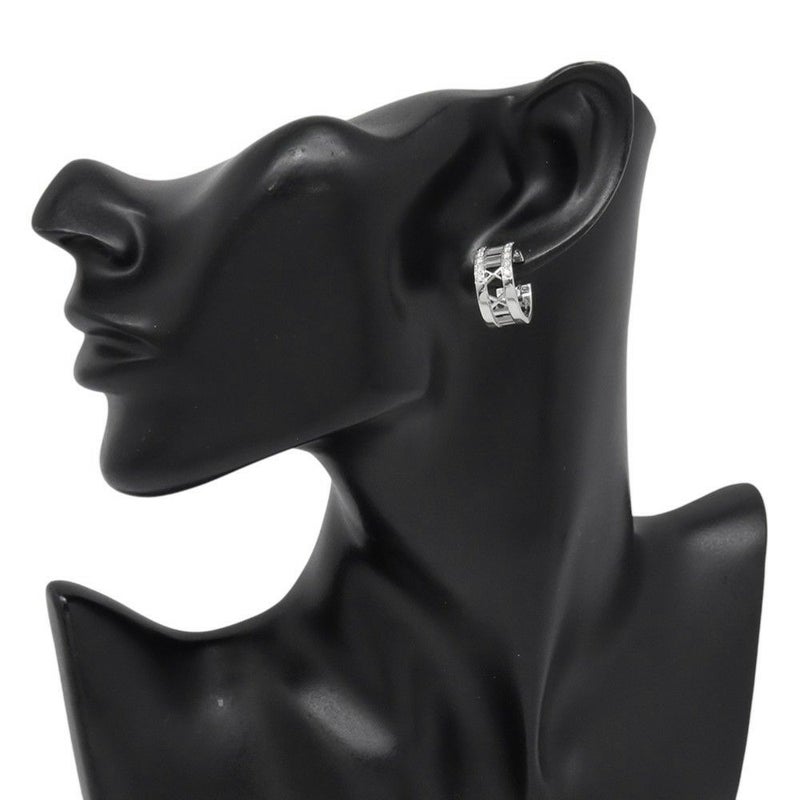 ティファニー ピアス アトラス オープン ピアス ダイヤモンド K18WGホワイトゴールド Tiffany&Co.