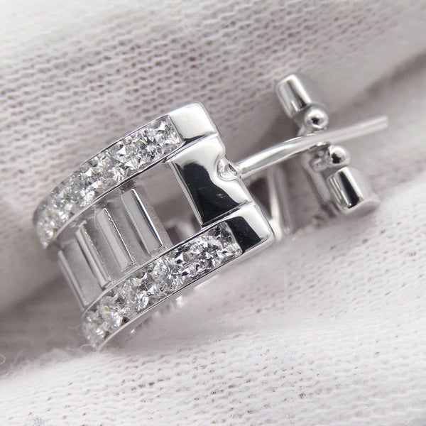 ティファニー ピアス アトラス オープン ピアス ダイヤモンド K18WGホワイトゴールド Tiffany&Co.