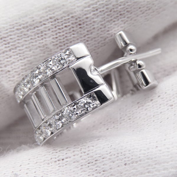 ティファニー ピアス アトラス オープン ピアス ダイヤモンド K18WGホワイトゴールド Tiffany&Co.
