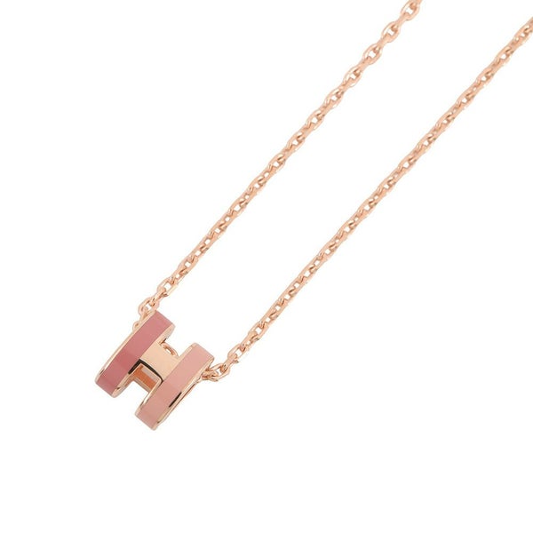 エルメス ネックレス ミニ・ポップアッシュ ロカバール ビューティー ピンク/ピンクゴールド金具 HERMES アクセサリー