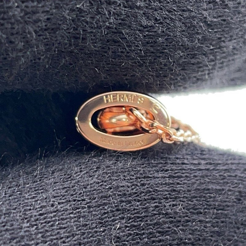 エルメス ネックレス ミニ・ポップアッシュ ロカバール ビューティー ピンク/ピンクゴールド金具 HERMES アクセサリー
