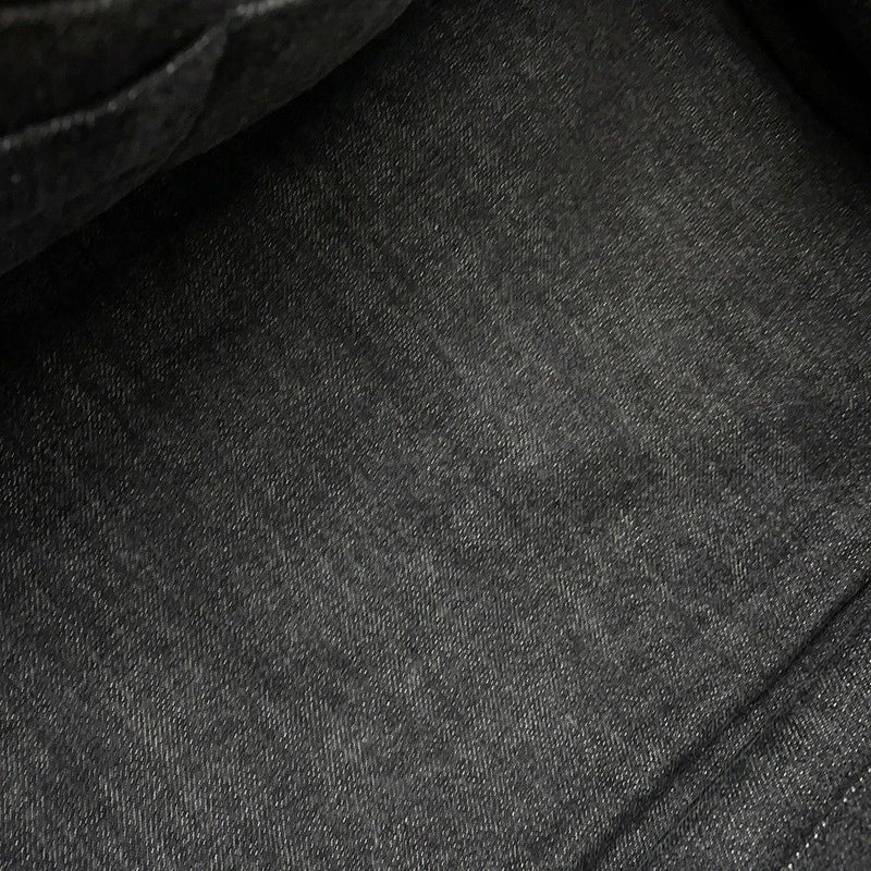 プラダ トートバッグ カナパ CANAPA デニム B2642B PRADA 2wayショルダーバッグ 黒