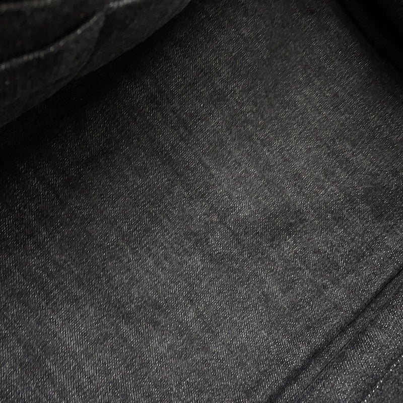 プラダ トートバッグ カナパ CANAPA デニム B2642B PRADA 2wayショルダーバッグ 黒