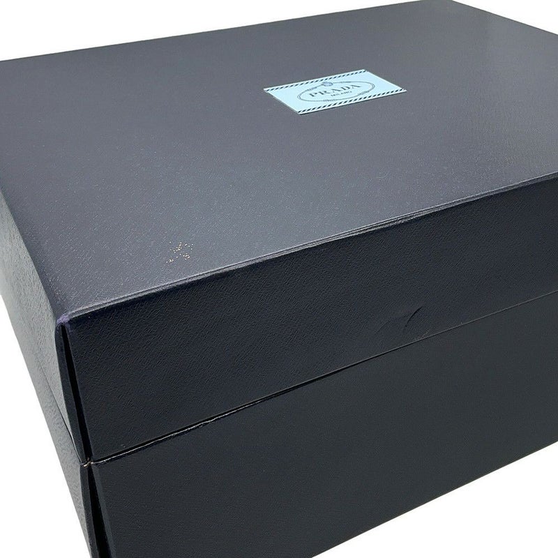 プラダ トートバッグ カナパ CANAPA デニム B2642B PRADA 2wayショルダーバッグ 黒