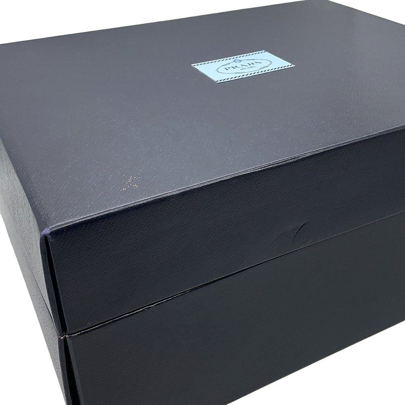 プラダ トートバッグ カナパ CANAPA デニム B2642B PRADA 2wayショルダーバッグ 黒