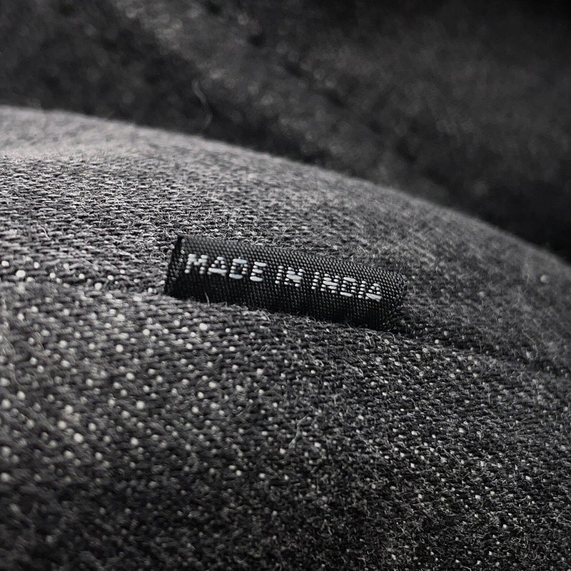 プラダ トートバッグ カナパ CANAPA デニム B2642B PRADA 2wayショルダーバッグ 黒