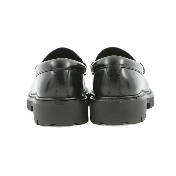 セリーヌ ローファー トリオンフチェーン マーガレット レディースサイズ37 レザー 344893602C CELINE 靴 黒