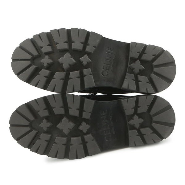 セリーヌ ローファー トリオンフチェーン マーガレット レディースサイズ37 レザー 344893602C CELINE 靴 黒