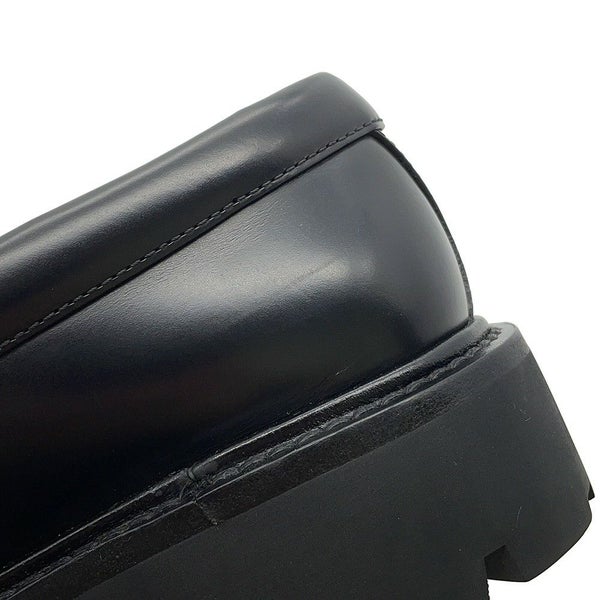 セリーヌ ローファー トリオンフチェーン マーガレット レディースサイズ37 レザー 344893602C CELINE 靴 黒