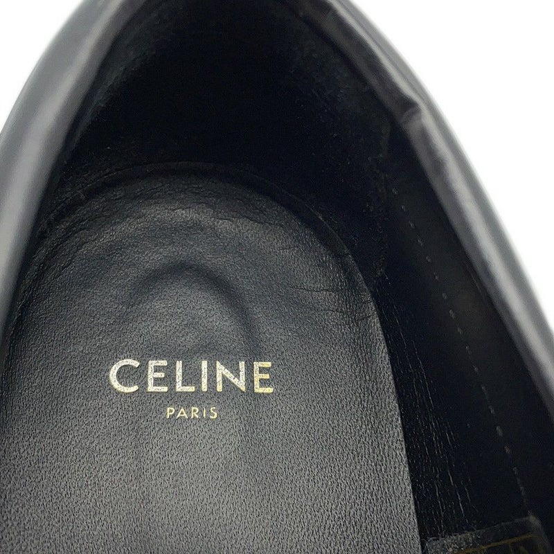 セリーヌ ローファー トリオンフチェーン マーガレット レディースサイズ37 レザー 344893602C CELINE 靴 黒