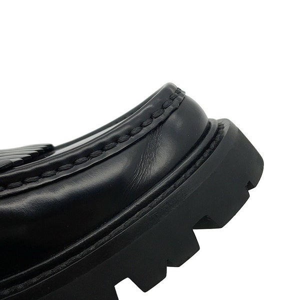 セリーヌ ローファー トリオンフチェーン マーガレット レディースサイズ37 レザー 344893602C CELINE 靴 黒