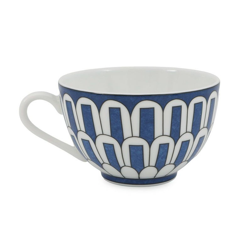 エルメス ティーカップ&ソーサーセット ブルー ダイユール Bleus d'Ailleurs 2客セット 200ml HERMES 食器 ぺア 白