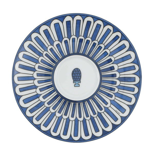 エルメス ティーカップ&ソーサーセット ブルー ダイユール Bleus d'Ailleurs 2客セット 200ml HERMES 食器 ぺア 白