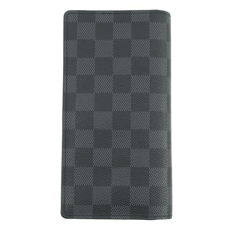 ルイヴィトン 長財布 ダミエ・グラフィット ポルトフォイユ・ブラザ N62665 LOUIS VUITTON ヴィトン 財布 メンズ 黒