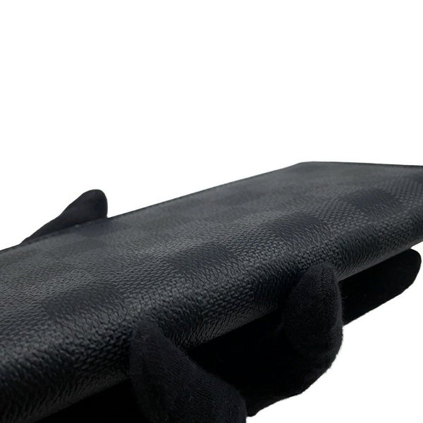 ルイヴィトン 長財布 ダミエ・グラフィット ポルトフォイユ・ブラザ N62665 LOUIS VUITTON ヴィトン 財布 メンズ 黒