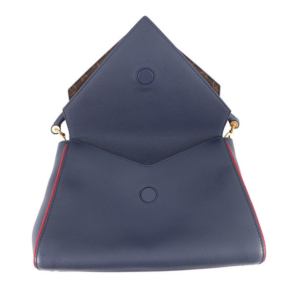 ルイヴィトン ハンドバッグ カーフレザー/モノグラム ドゥブルV M55022 LOUIS VUITTON ヴィトン バッグ 2way ショルダー