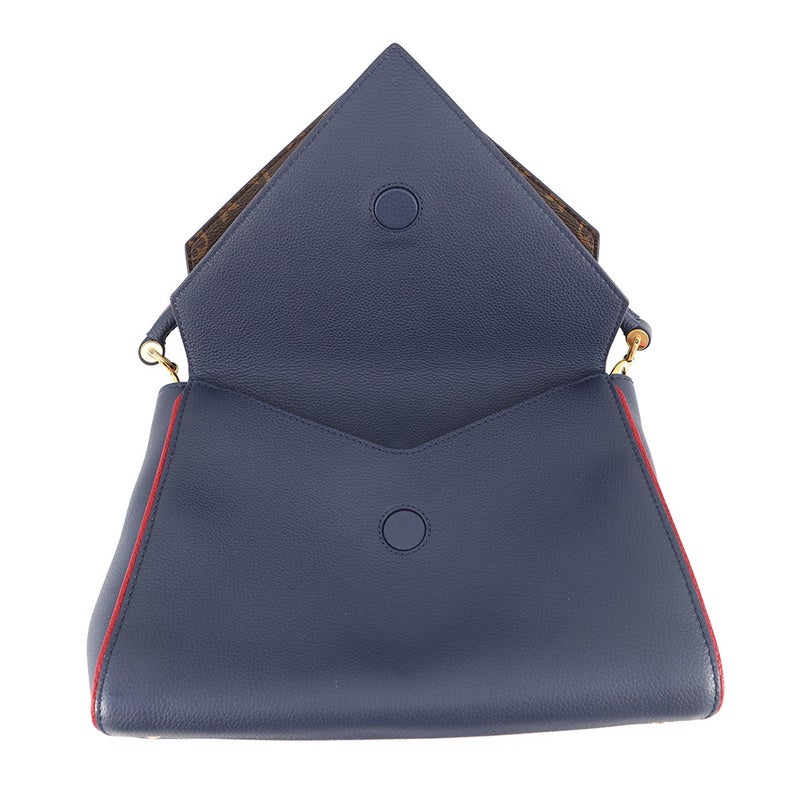 ルイヴィトン ハンドバッグ カーフレザー/モノグラム ドゥブルV M55022 LOUIS VUITTON ヴィトン バッグ 2way ショルダー