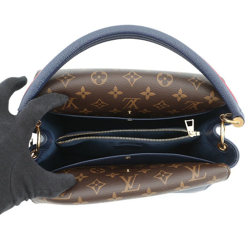 ルイヴィトン ハンドバッグ カーフレザー/モノグラム ドゥブルV M55022 LOUIS VUITTON ヴィトン バッグ 2way ショルダー