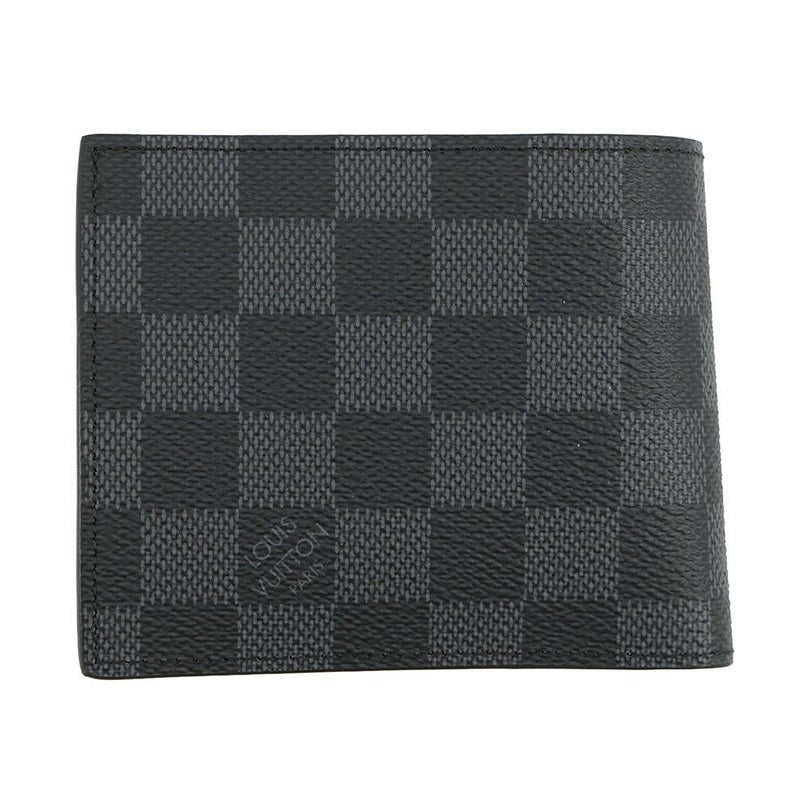 ルイヴィトン 財布 ダミエグラフィット ポルトフォイユ・マルコ NM N63336 LOUIS VUITTON メンズ 黒 二つ折り財布