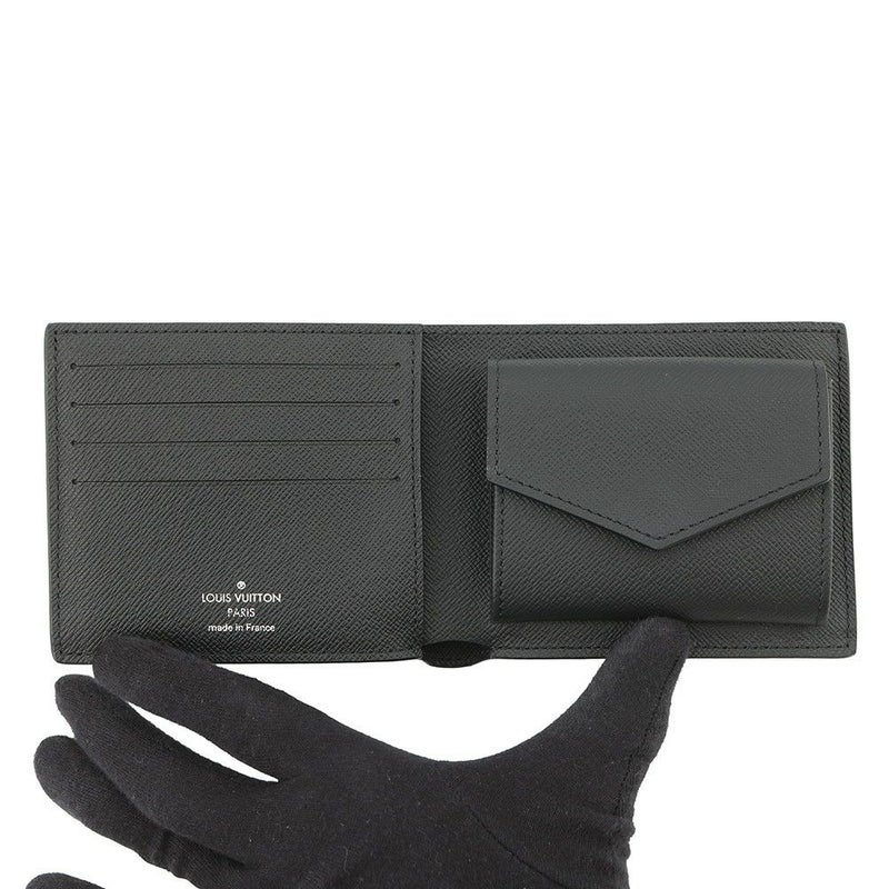 ルイヴィトン 財布 ダミエグラフィット ポルトフォイユ・マルコ NM N63336 LOUIS VUITTON メンズ 黒 二つ折り財布