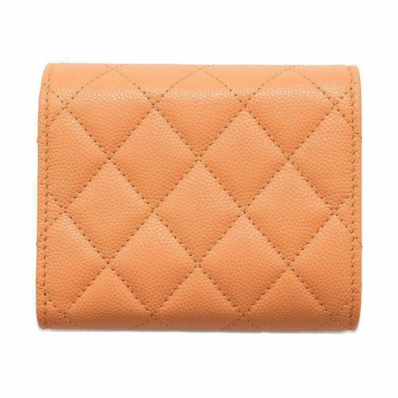 シャネル 三つ折り財布 マトラッセ ココマーク キャビアスキン AP3713 CHANEL 財布