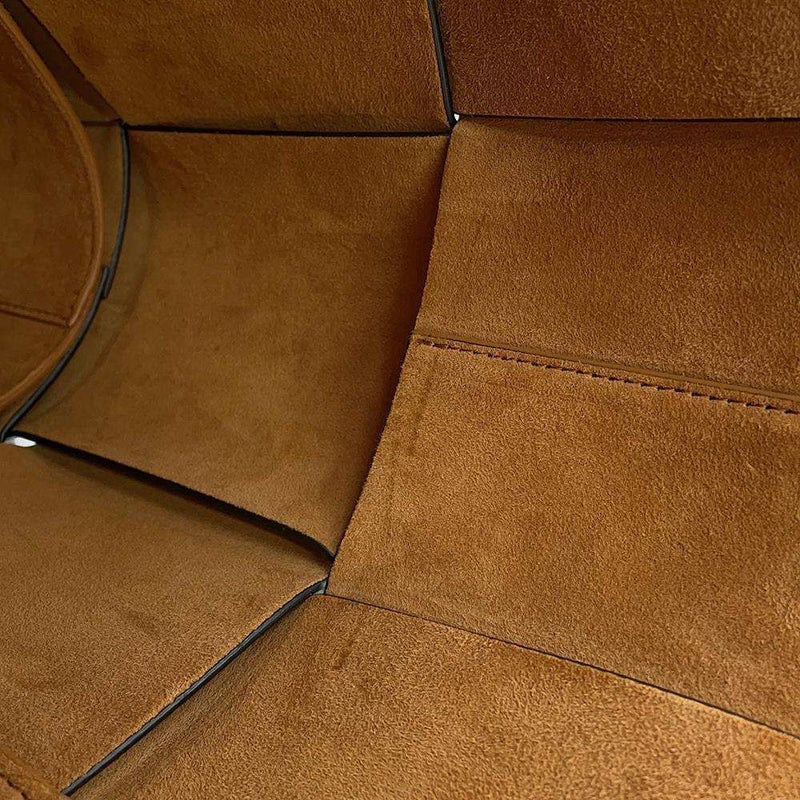 ボッテガヴェネタ トートバッグ マキシイントレチャート アルコ ラージ カーフレザー 608608 BOTTEGA VENETA 黒